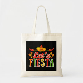 Laten we Cinco de Mayo vieren Tote Bag