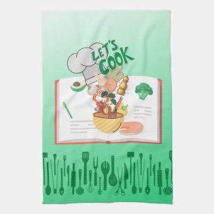 Laten we Cook Kinderen nemen Theedoek