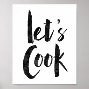Laten we Cook Poster