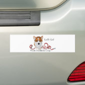 Laten we Corgi gaan halen Bumpersticker (Op auto)
