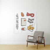 Laten we Cozy pakken Wandkleed (In Situ (horizontaal))