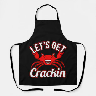 Laten we Crackin Seafood Crabbing Crab Lobster hal Schort