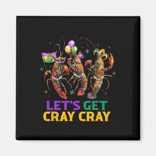 Laten we Cray Crawfish kostuum jongens Mannen Mard Magneet