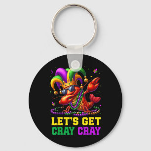 Laten we Cray Crawfish kostuum jongens Mannen Mard Sleutelhanger