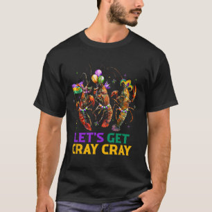 Laten we Cray Crawfish kostuum jongens Mannen Mard T-shirt