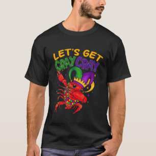 Laten we Cray Crawfish kostuum jongens Mannen Mard T-shirt
