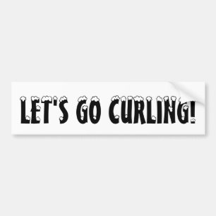 LATEN WE CURLING GAAN! Bumber Sticker
