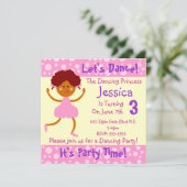 Laten we dansen ~ Het is feest-tijd-kinderen-feest Kaart (Staand voorkant)