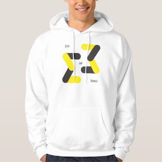Laten we dansen hoodie (Voorkant)