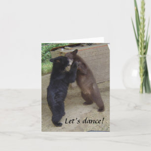 Laten we dansen! Note-Kaart Kaart