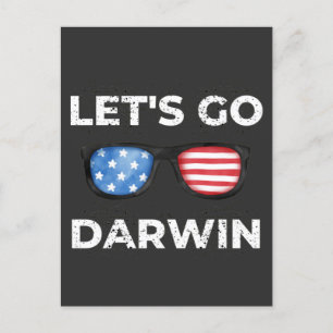 Laten we Darwin gaan Briefkaart