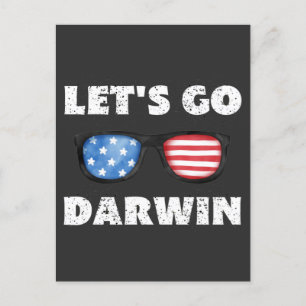 Laten we Darwin gaan Briefkaart