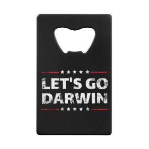 Laten we Darwin gaan Kredietkaart Flessenopener