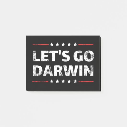 Laten we Darwin gaan Post-it® Notes (Voorkant)