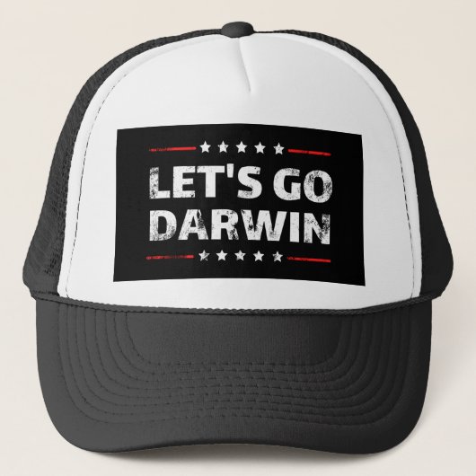 Laten we Darwin gaan Trucker Pet (Voorkant)