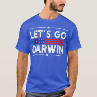 Laten we Darwin VS vlag laten varen! T-shirt
