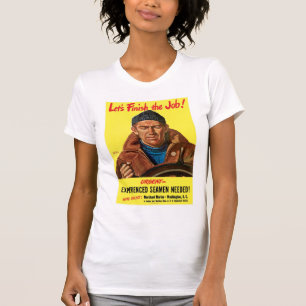 Laten we de baan afmaken! t-shirt