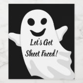 Laten we de bladzijde onder ogen zien! wijn etiket (Enkel label)