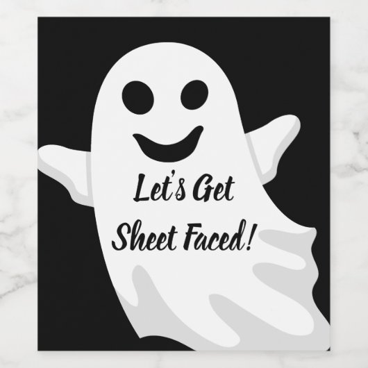 Laten we de bladzijde onder ogen zien! wijn etiket (Enkel label)