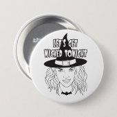 Laten we de Button van vanavond in de war krijgen (Voorkant /achterkant)