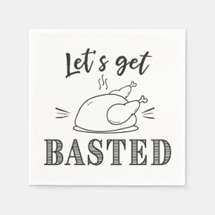 Laten we de gebastde Thanksgiving Napkins halen Servet