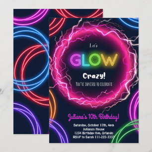 Laten we de gekke verjaardagsuitnodiging oplichten kaart