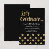 Laten we de Kaart van de Uitnodiging van het publi (Voorkant / Achterkant)