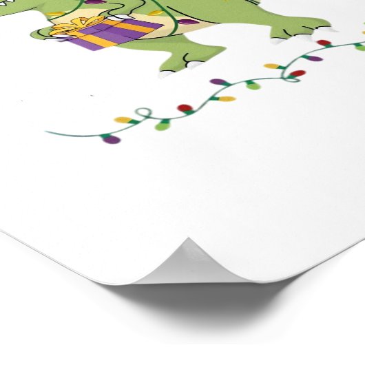 Laten we de kerstklassieker aansteken poster (Hoek)