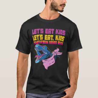 Laten we de Kinder beknotting opeten en levens red T-shirt