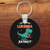 Laten we de leukemie laten uitsterven Bewustwordin Sleutelhanger (Voorkant)