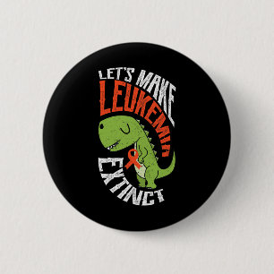 Laten we de leukemie uitsterven dinosaurus hematol ronde button 5,7 cm