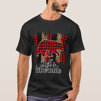 Laten we de luipaard buffel geruite patroonverf ov t-shirt