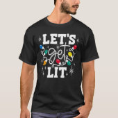 Laten we de Mannen vrouwen met Kerstmis verlichten T-shirt (Voorkant)