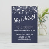 Laten we de marinelichte strings multifunctioneel  kaart (Staand voorkant)