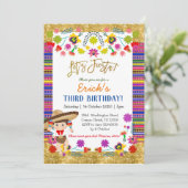 Laten we de Mexicaanse uitnodiging van het Kind Fi (Staand voorkant)