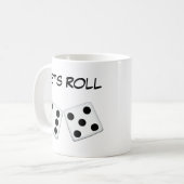 Laten we de Mok Roll Dice (Voorkant links)