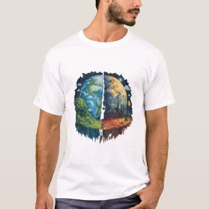 Laten we de planeet niet vernietigen t-shirt