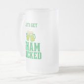 Laten we de Sint Patrick's Day in de schijnwerpers Matglas Bierpul (Voorkant links)