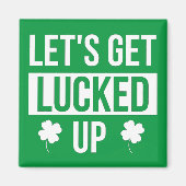 Laten we de St. Patrick's Day opknappen Magneet (Voorkant)