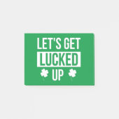 Laten we de St. Patrick's Day opknappen Post-it® Notes (Voorkant)