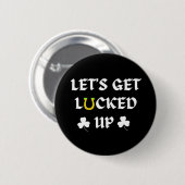 Laten we de St. Patrick's Day opknappen Ronde Button 5,7 Cm (Voorkant /achterkant)