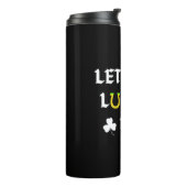 Laten we de St. Patrick's Day opknappen Thermosbeker (Gedraaid links)