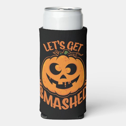 Laten we de tipsy Halloween Jack-O'-Lantern kapot  (Seltzer Voorkant)