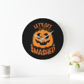 Laten we de tipsy Halloween Jack-O'-Lantern kapot Grote Klok (Huis)