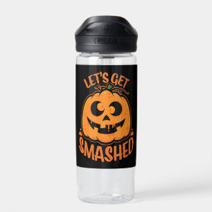 Laten we de tipsy Halloween Jack-O'-Lantern kapot Waterfles