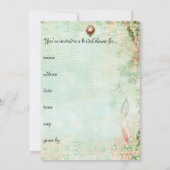 Laten we de uitnodiging van de Bridal van de Cake- (Achterkant)