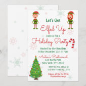 Laten we de uitnodiging van de feestdag opruimen (Voorkant / Achterkant)