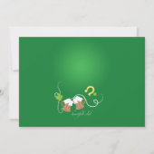 Laten we de uitnodiging voor St. Patrick's Day vie (Achterkant)