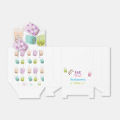 Laten we de verjaardag van thee bobba thee vieren bedankdoosjes (Uitgevouwen)