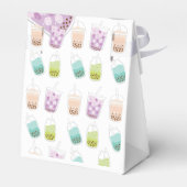 Laten we de verjaardag van thee bobba thee vieren bedankdoosjes (Achterkant)